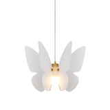 Butterfly Ceiling Hang Fixture Modern Acrylic Single Head Dinning Room Pendant Light Kit in White Clearhalo 'Ceiling Lights' 'Modern Pendants' 'Modern' 'Pendant Lights' 'Pendants' Lighting' 1865451