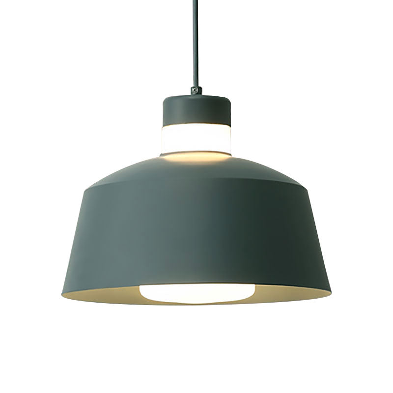 Tapered Pendant Light Modernism Metal 1 Light Pink/Grey/Yellow Hanging Ceiling Light for Living Room Clearhalo 'Ceiling Lights' 'Modern Pendants' 'Modern' 'Pendant Lights' 'Pendants' Lighting' 186646