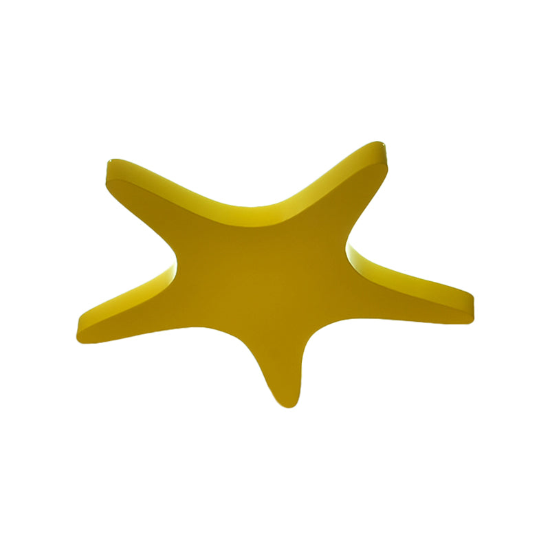 Metallic Star Ceiling Fixture Cartoon Yellow/Orange/Blue LED Flush Mount Lighting for Kids Room Clearhalo 'Ceiling Lights' 'Close To Ceiling Lights' 'Close to ceiling' 'Flush mount' Lighting' 1866577