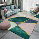 Novelty Colorblock Geometric Pattern Rug Multicolor Polyester Rug Non-Slip Pet Friendly Washable Area Carpet for Living Room Clearhalo 'Area Rug' 'Modern' 'Rugs' Rug' 1868837