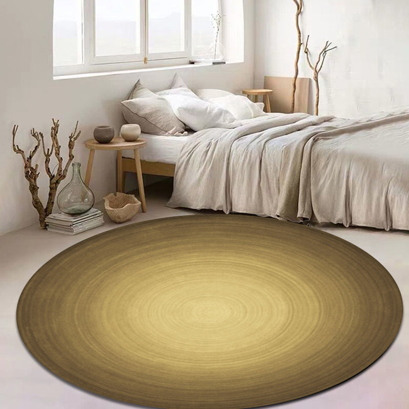 Multicolor Home Rug Novelty Ombre Pattern Rug Polyester Machine Washable Non-Slip Backing Carpet Gold Clearhalo 'Area Rug' 'Modern' 'Rugs' Rug' 1869271