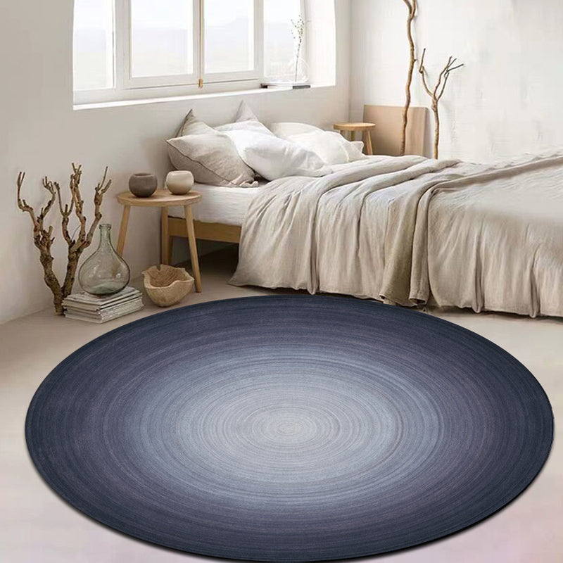 Multicolor Home Rug Novelty Ombre Pattern Rug Polyester Machine Washable Non-Slip Backing Carpet Purplish Blue Clearhalo 'Area Rug' 'Modern' 'Rugs' Rug' 1869279