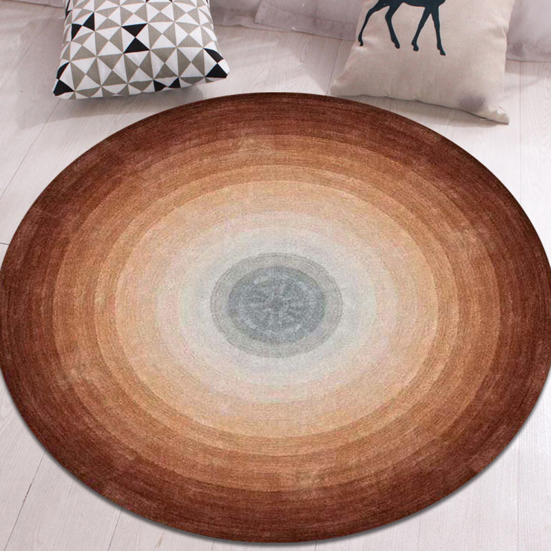 Multicolor Home Rug Novelty Ombre Pattern Rug Polyester Machine Washable Non-Slip Backing Carpet Red Clearhalo 'Area Rug' 'Modern' 'Rugs' Rug' 1869282