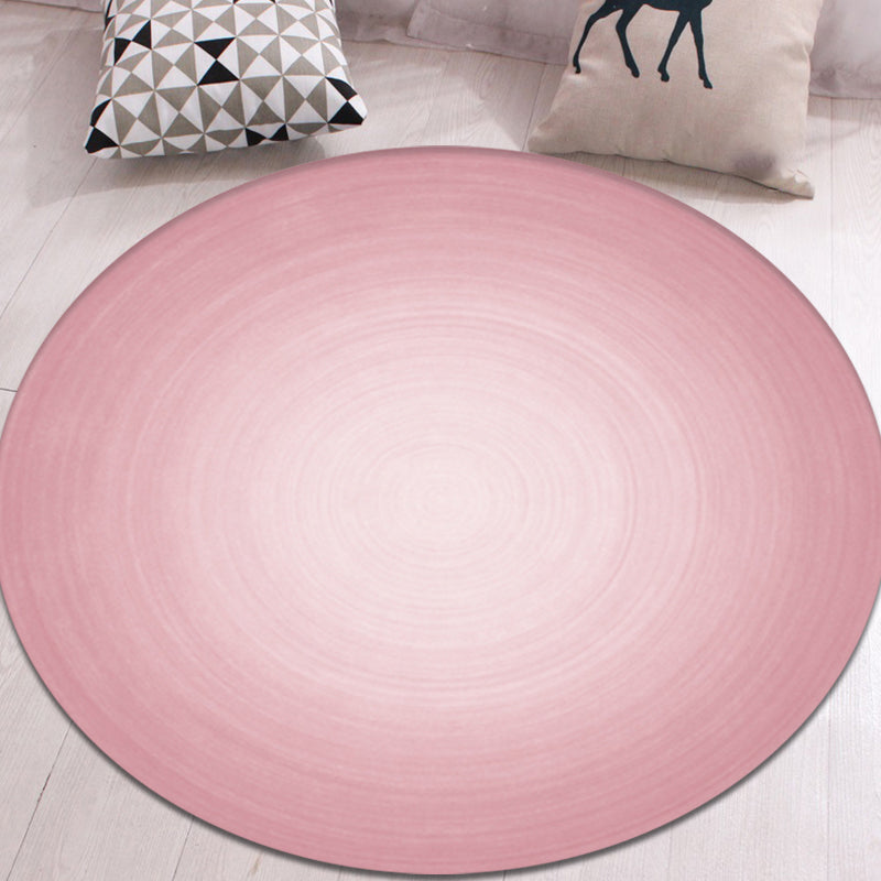 Multicolor Home Rug Novelty Ombre Pattern Rug Polyester Machine Washable Non-Slip Backing Carpet Pink Clearhalo 'Area Rug' 'Modern' 'Rugs' Rug' 1869283