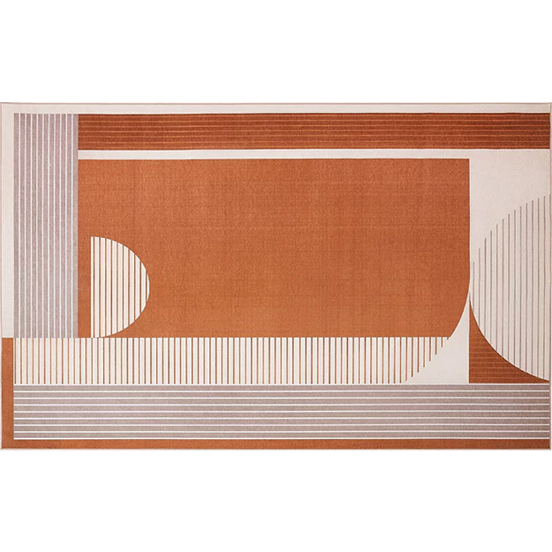 Multi Color Modern Rug Polyester Striped Pattern Rug Non-Slip Backing Area Rug for Bedroom Clearhalo 'Area Rug' 'Modern' 'Rugs' Rug' 1869661