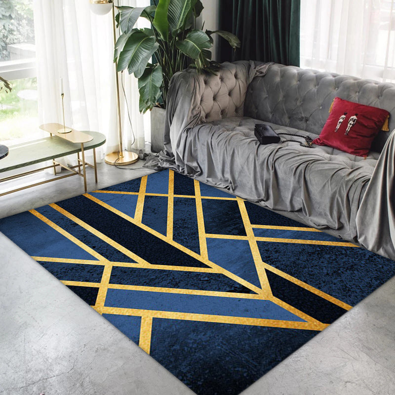 Multicolor Bedroom Rug Modernist Geometric Pattern Rug Polyester Anti-Slip Backing Washable Area Rug Clearhalo 'Area Rug' 'Modern' 'Rugs' Rug' 1869980