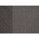 Contemporary Striped Pattern Rug Black and Grey Polyester Carpet Anti-Slip Pet Friendly Washable Rug for Home Clearhalo 'Area Rug' 'Modern' 'Rugs' Rug' 1870833