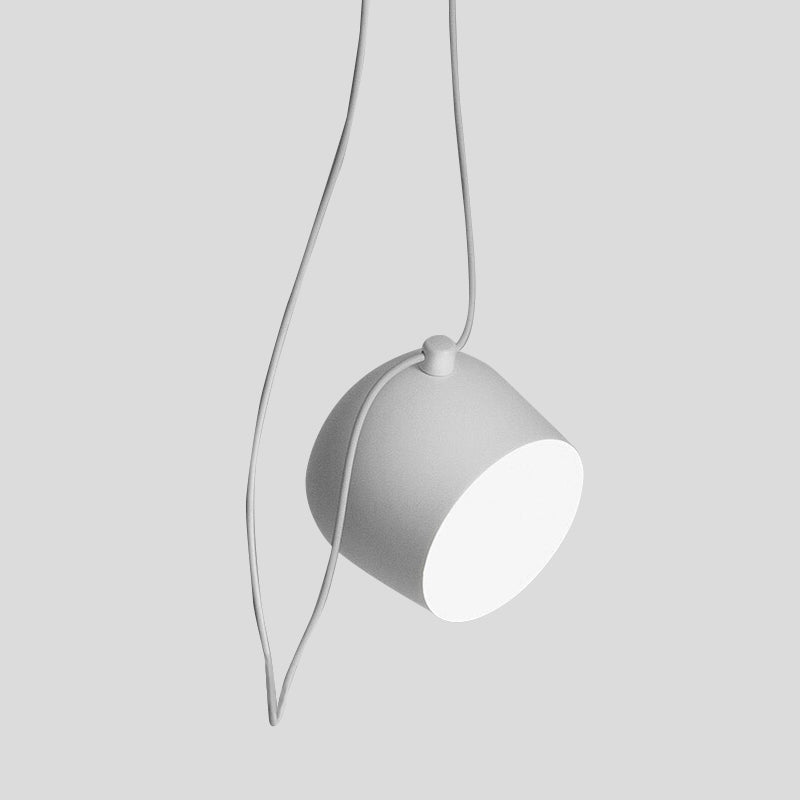 Cup Living Room Suspension Light Metal Modern Style Monochrome Pendant Light Clearhalo 'Ceiling Lights' 'Chandeliers' 'Modern Chandeliers' 'Modern' Lighting' 1871604