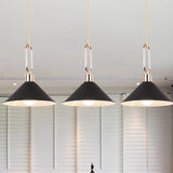 Macaron Pyramid Pendant Lamp Metal Single Light Candy Colored Suspension Light for Hotel Black Clearhalo 'Ceiling Lights' 'Modern Pendants' 'Modern' 'Pendant Lights' 'Pendants' Lighting' 1871622