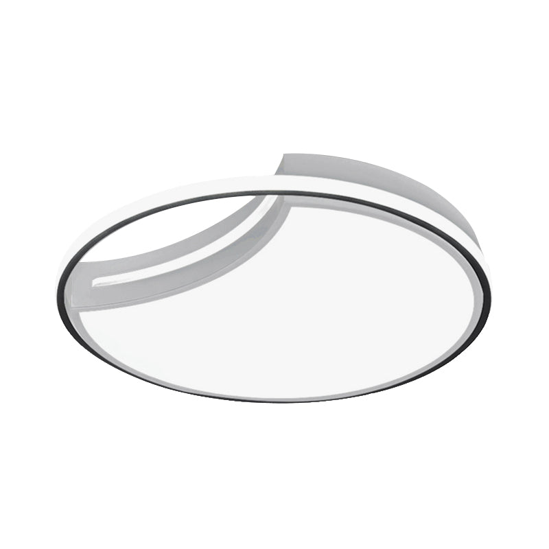 Incomplete Circle Ceiling Mount Light Modern Stylish Acrylic Ceiling Lamp for Foyer Clearhalo 'Ceiling Lights' 'Close To Ceiling Lights' 'Close to ceiling' 'Flush mount' Lighting' 187913