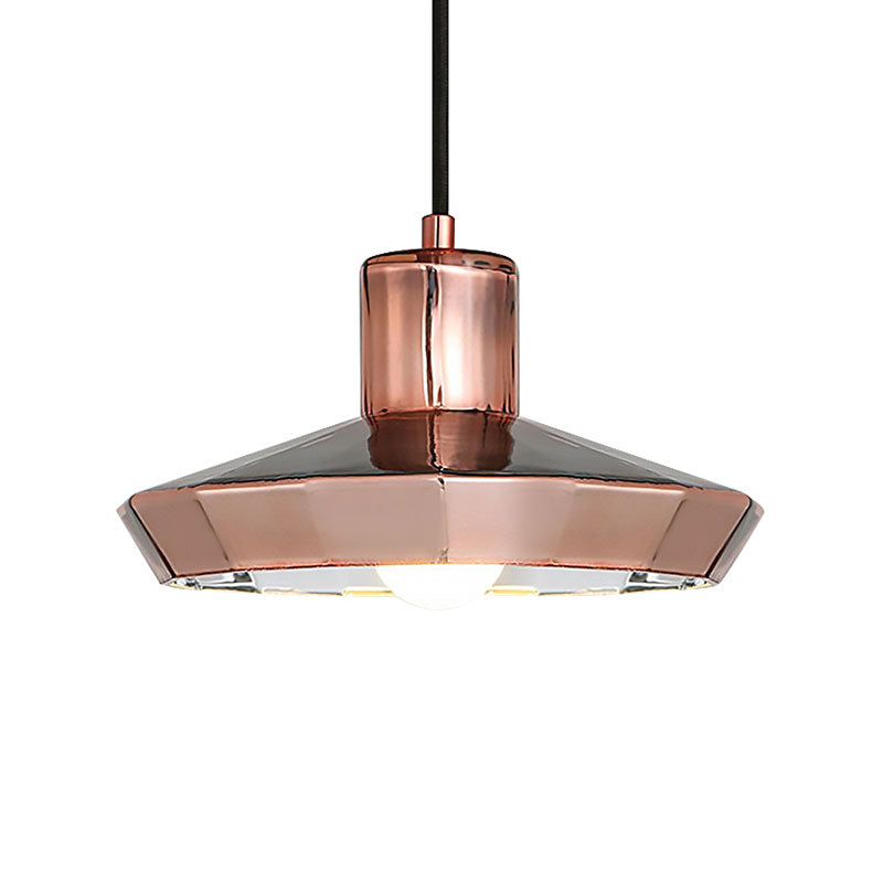 Rose Gold Mini Pendant Light over Bar Counter 1 Light Post Modern Metal Ceiling Lamp Rose Gold A Clearhalo 'Ceiling Lights' 'Modern Pendants' 'Modern' 'Pendant Lights' 'Pendants' Lighting' 188004