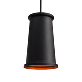 Black/White Tapered Hanging Lighting Single Light Modern Metal Ceiling Pendant for Dining Room Black B Clearhalo 'Ceiling Lights' 'Modern Pendants' 'Modern' 'Pendant Lights' 'Pendants' Lighting' 188007