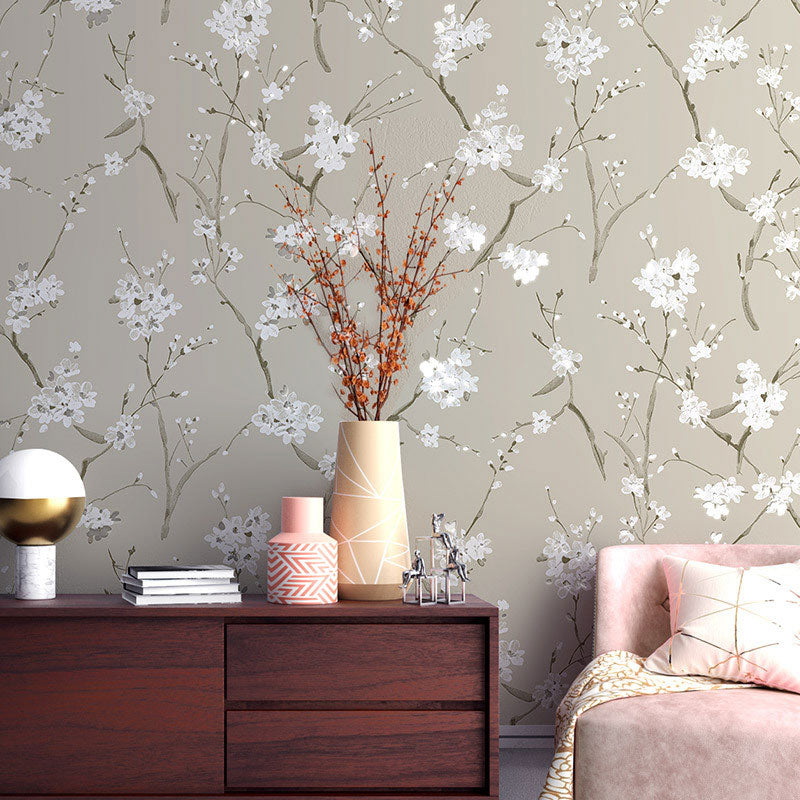 Bright Floral Fabric, Wallpaper and Home Decor