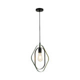 Nordic Geometry Rotatable Pendant Hanging Lamp 1-Light Metal Ceiling Light in Multi Colors Clearhalo 'Ceiling Lights' 'Modern Pendants' 'Modern' 'Pendant Lights' 'Pendants' Lighting' 1886314