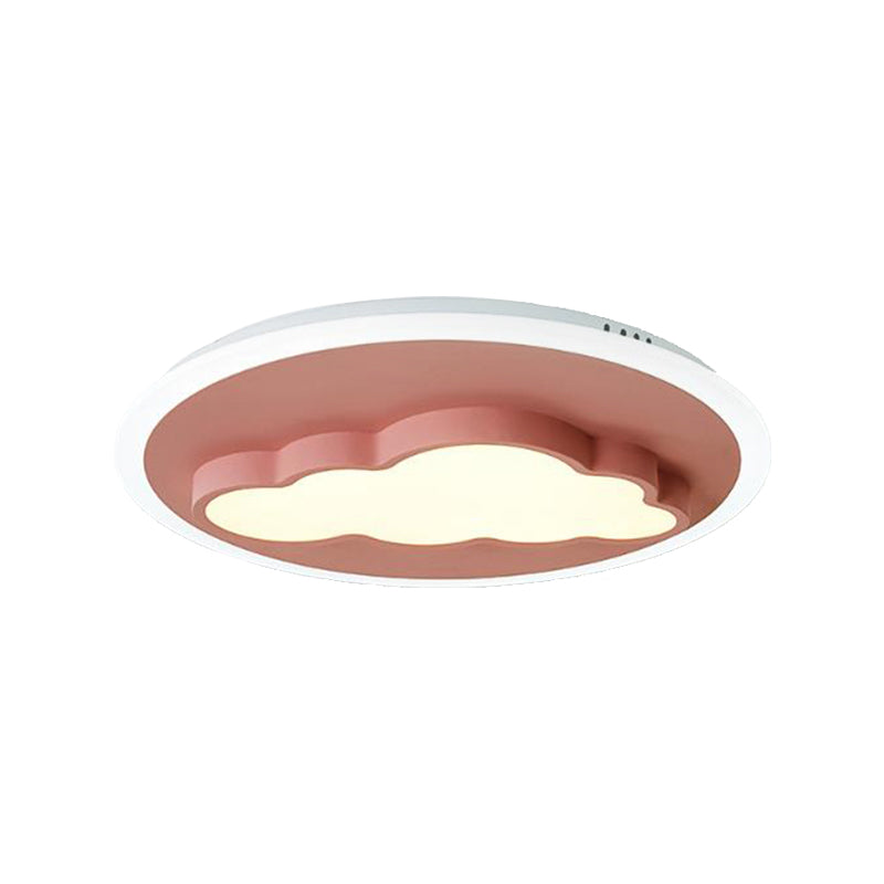 Nordic Style Flush Ceiling Light Cloud Shape Metal Ceiling Lamp for Child Bedroom Clearhalo 'Ceiling Lights' 'Close To Ceiling Lights' 'Close to ceiling' 'Flush mount' Lighting' 188772