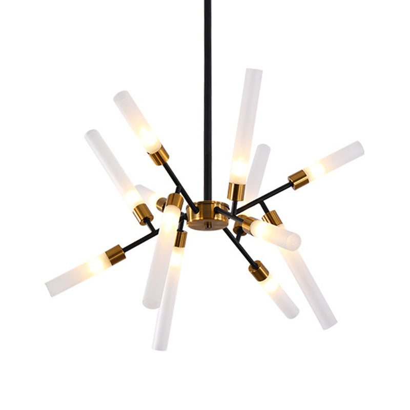 Modern Stylish Spark Chandelier Metal 12/16-Head Suspension Light for Dining Table Stair Clearhalo 'Ceiling Lights' 'Chandeliers' 'Modern Chandeliers' 'Modern' Lighting' 189086