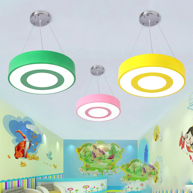 Macaron Colored Lollipop Hanging Light Kids Acrylic LED Pendant Light for Nursing Room Clearhalo 'Ceiling Lights' 'Pendant Lights' 'Pendants' Lighting' 189404