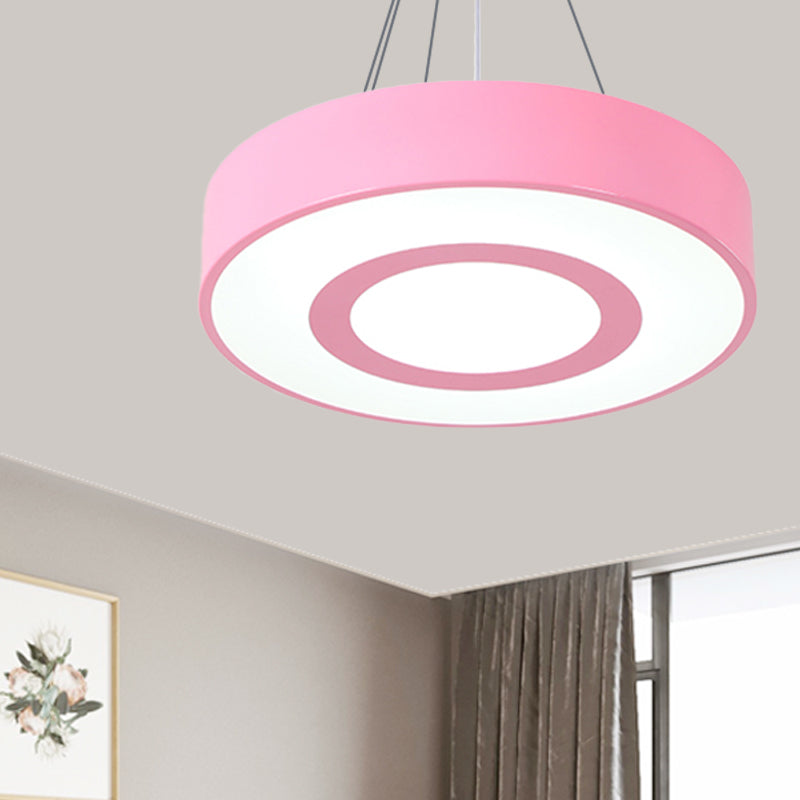 Macaron Colored Lollipop Hanging Light Kids Acrylic LED Pendant Light for Nursing Room Clearhalo 'Ceiling Lights' 'Pendant Lights' 'Pendants' Lighting' 189407