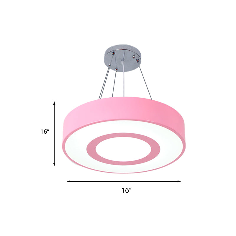 Macaron Colored Lollipop Hanging Light Kids Acrylic LED Pendant Light for Nursing Room Clearhalo 'Ceiling Lights' 'Pendant Lights' 'Pendants' Lighting' 189409