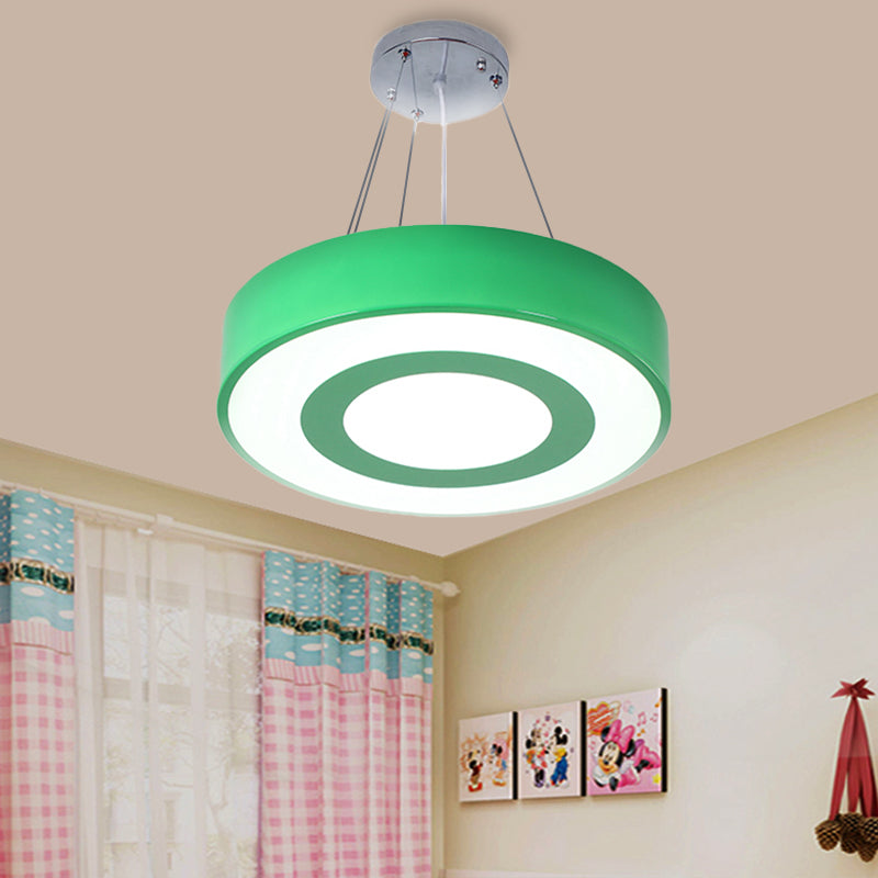 Macaron Colored Lollipop Hanging Light Kids Acrylic LED Pendant Light for Nursing Room Clearhalo 'Ceiling Lights' 'Pendant Lights' 'Pendants' Lighting' 189411