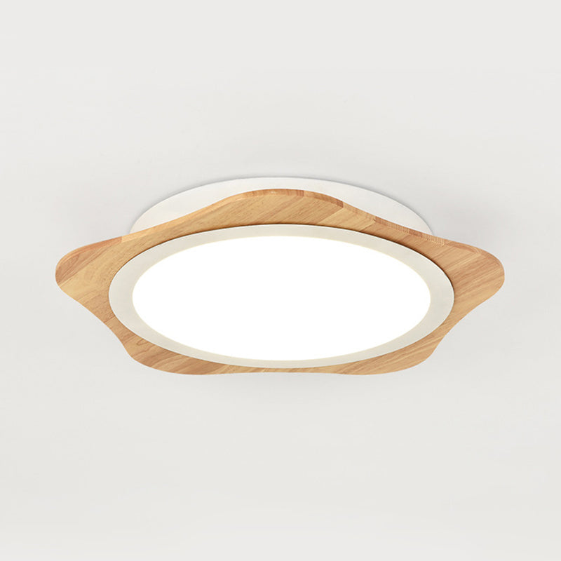 Bathroom Corridor Floral Ceiling Mount Light Acrylic Modern White Flush Light Clearhalo 'Ceiling Lights' 'Close To Ceiling Lights' 'Close to ceiling' 'Flush mount' Lighting' 189579