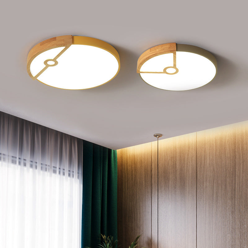 Modern Style Slim Round Ceiling Light Acrylic LED Flush Mount Light for Living Room Clearhalo 'Ceiling Lights' 'Close To Ceiling Lights' 'Close to ceiling' 'Flush mount' Lighting' 189797