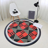 Multicolor Modern Indoor Rug Polypropylene Geometric Shapes Carpet Pet Friendly Rug for Living Room Red Clearhalo 'Area Rug' 'Modern' 'Rugs' Rug' 1898210