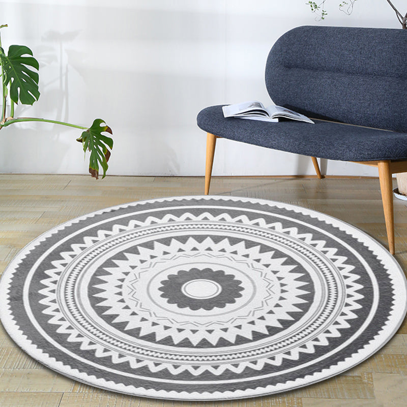 Light Color Sunflower Patterned Rug Polypropylene Modern Rug Pet-Friendly Carpet for Sitting Room Clearhalo 'Area Rug' 'Modern' 'Rugs' Rug' 1898267