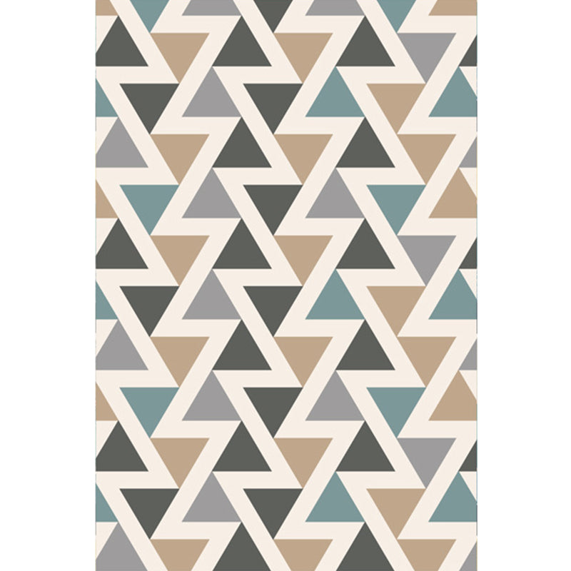 Casual Zigzag Print Rug Morandi Color Polypropylene Indoor Rug Stain Resistant Non-Slip Carpet for Living Room Clearhalo 'Area Rug' 'Modern' 'Rugs' Rug' 1898306