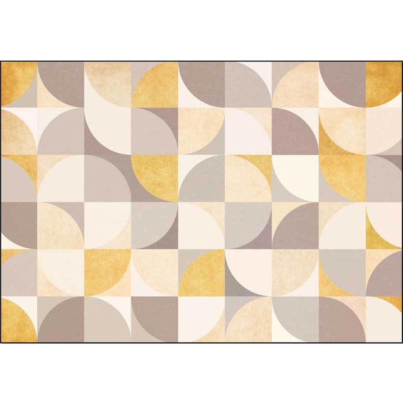 Artistry Geometric Patchwork Pattern Rug Yellow Modern Style Carpet Polyester Pet Friendly Rug for Room Clearhalo 'Area Rug' 'Modern' 'Rugs' Rug' 1898465