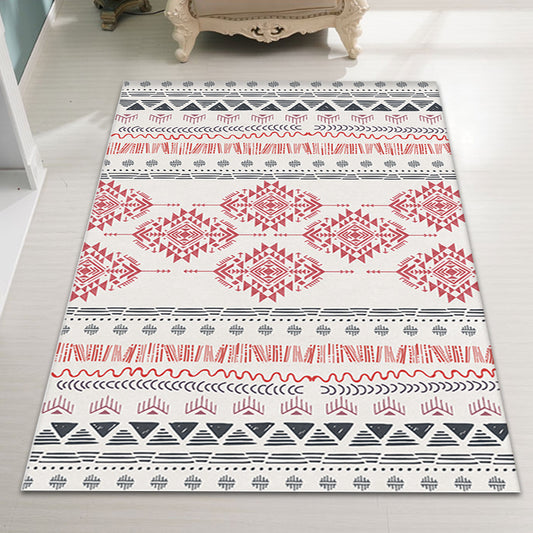 Fancy Medallion Indoor Rug Multi Colored Boho Chic Carpet Synthetics Pet Friendly Rug for Home Decoration Red Clearhalo 'Area Rug' 'Bohemian' 'Rugs' Rug' 1898506