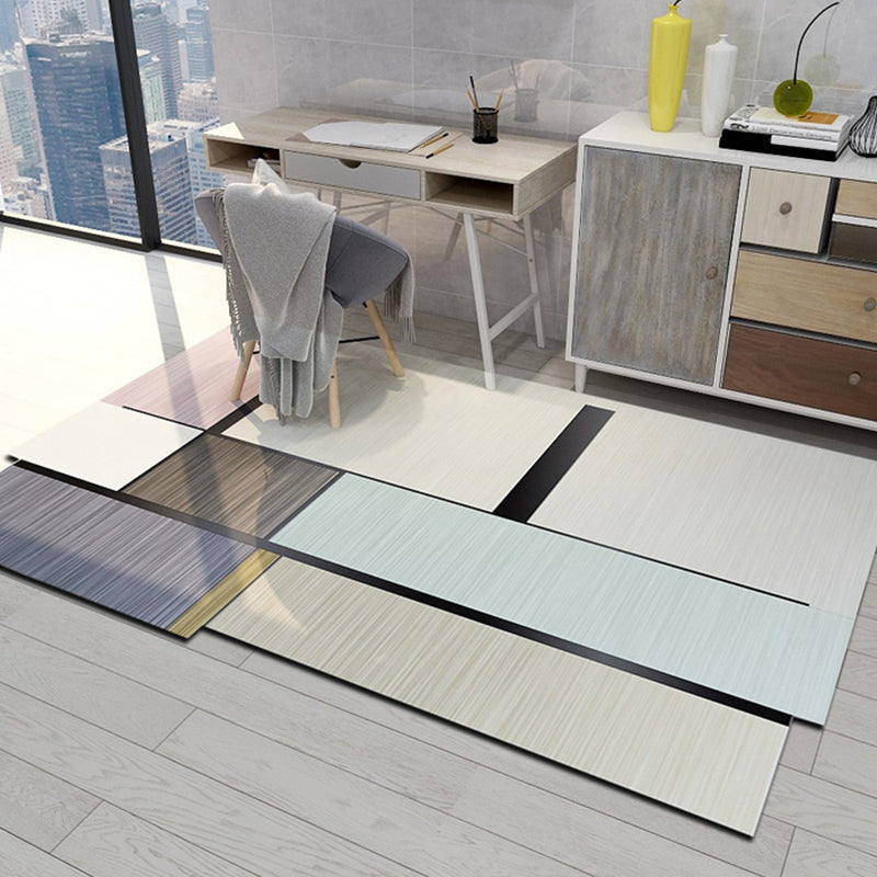 Odd-Shape Geometry Area Rug Dark Color Modern Carpet Polyester Pet Friendly Non-Slip Washable Rug for Home Beige Clearhalo 'Area Rug' 'Modern' 'Rugs' Rug' 1898741