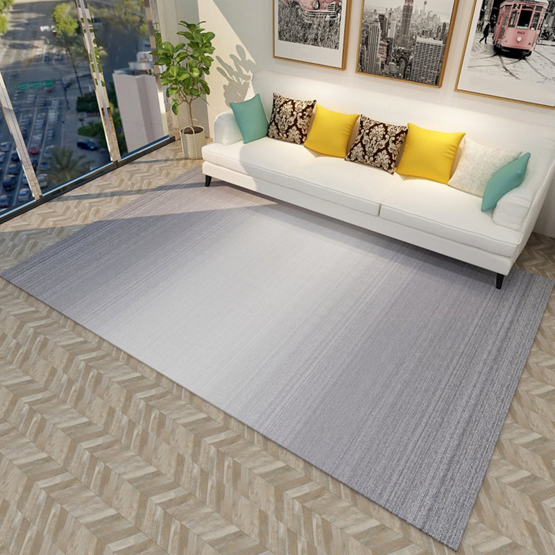 Pastel Ombre Area Rug Polypropylene Minimalist Rug Anti-Slip Backing Pet Friendly Carpet for Living Room Grey Clearhalo 'Area Rug' 'Modern' 'Rugs' Rug' 1898813