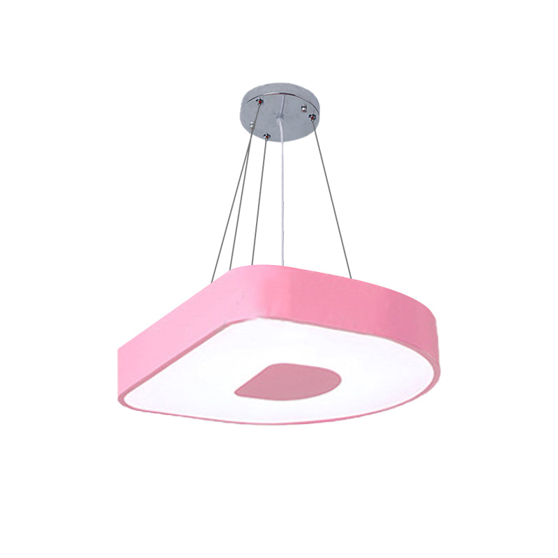 Lovely Letter Pendant Light Acrylic LED Suspension Light for Baby Child Bedroom Clearhalo 'Ceiling Lights' 'Pendant Lights' 'Pendants' Lighting' 190164