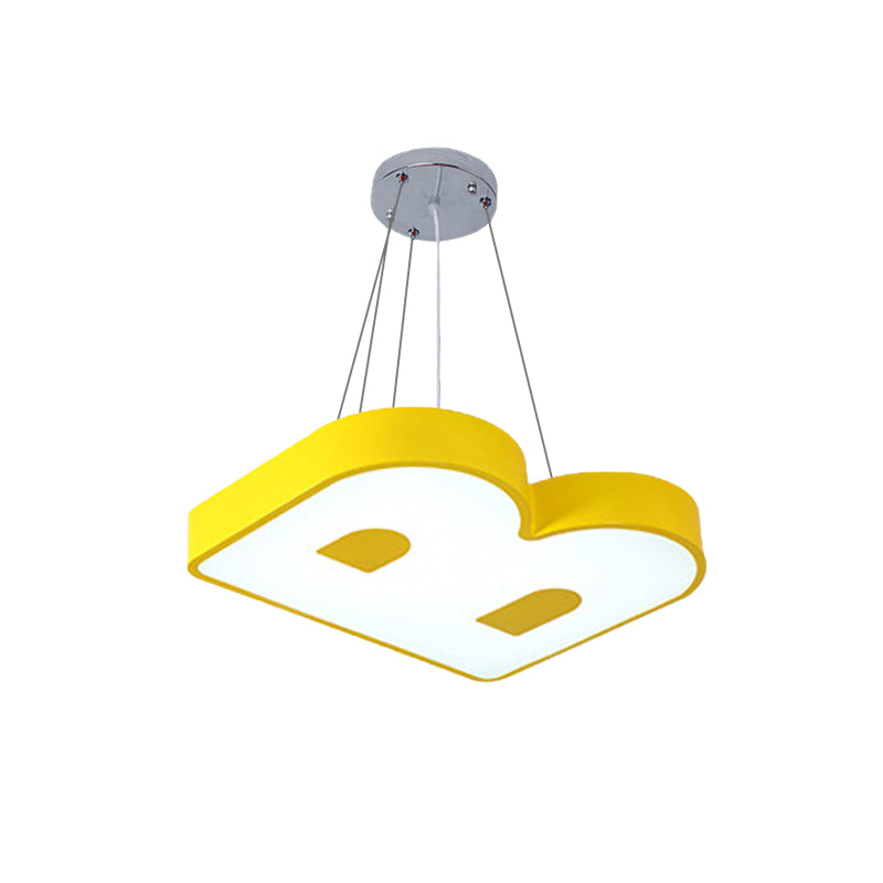 Lovely Letter Pendant Light Acrylic LED Suspension Light for Baby Child Bedroom Clearhalo 'Ceiling Lights' 'Pendant Lights' 'Pendants' Lighting' 190174