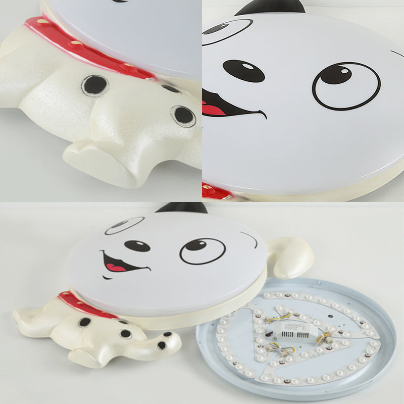 Cartoon Dog Ceiling Light Fixture Acrylic Flush Mount Ceiling Light for Kindergarten Clearhalo 'Ceiling Lights' 'Close To Ceiling Lights' 'Close to ceiling' 'Flush mount' Lighting' 190731