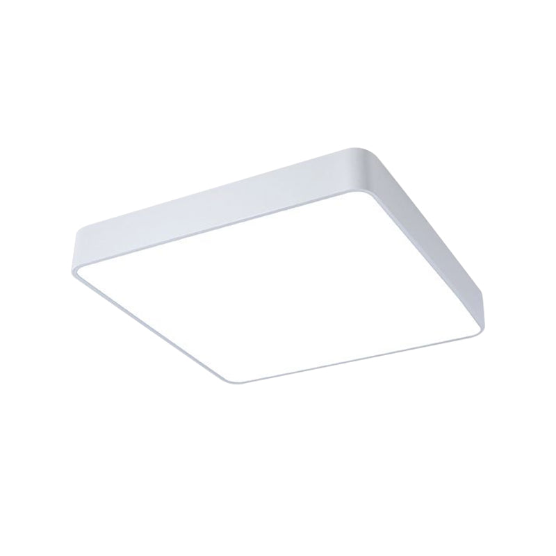 Square LED Flush Light Fixture Kids Acrylic White/Red/Yellow Finish Close to Ceiling Lamp in Warm/White Light Clearhalo 'Ceiling Lights' 'Close To Ceiling Lights' 'Close to ceiling' 'Flush mount' Lighting' 1908046