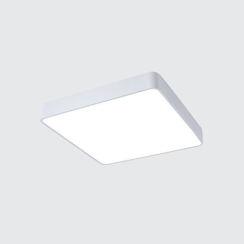 Square LED Flush Light Fixture Kids Acrylic White/Red/Yellow Finish Close to Ceiling Lamp in Warm/White Light Clearhalo 'Ceiling Lights' 'Close To Ceiling Lights' 'Close to ceiling' 'Flush mount' Lighting' 1908047