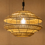 Hemp Roped Brown Ceiling Light Basket 1-Light Rustic Suspension Pendant for Dining Room Clearhalo 'Ceiling Lights' 'Industrial Pendants' 'Industrial' 'Middle Century Pendants' 'Pendant Lights' 'Pendants' 'Tiffany' Lighting' 1912330