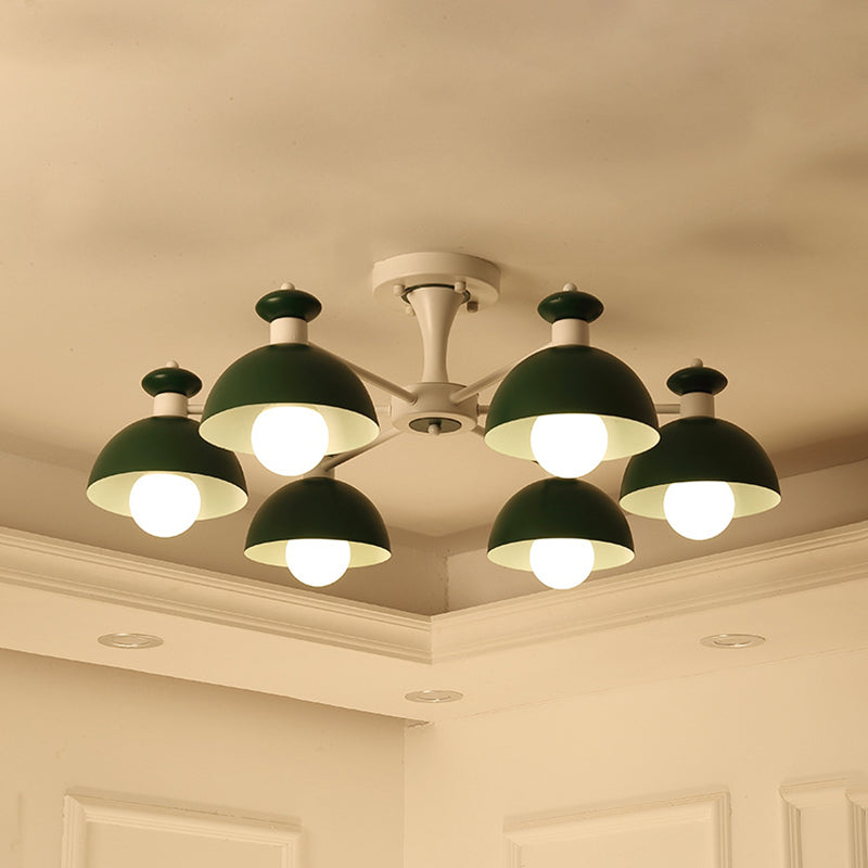 Conical Shade Dining Room Hanging Ceiling Lamp Metal Art Deco Hanging Lights Dark Green Clearhalo 'Ceiling Lights' 'Chandeliers' Lighting' options 191537_184cf39b-3995-4a8f-a688-fc6d09d8f794
