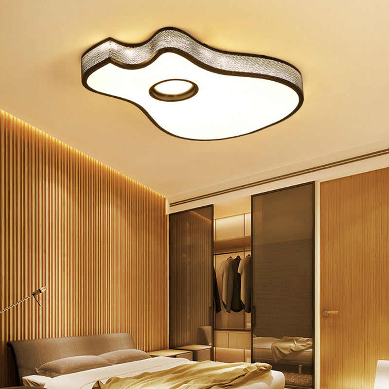 Creative White LED Flush Ceiling Light Guitar Shape Acrylic Ceiling Fixture for Boys Girls Bedroom Clearhalo 'Ceiling Lights' 'Close To Ceiling Lights' 'Close to ceiling' 'Flush mount' Lighting' 191544