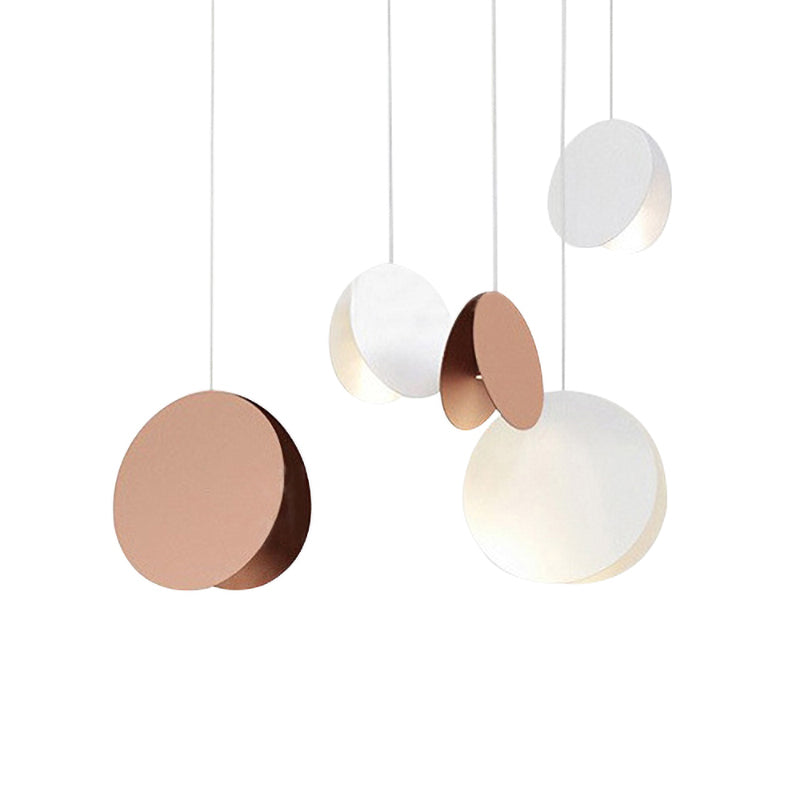 Contemporary Pendant Light with Circle Shade Metal Ceiling Pendant for Restaurant Clearhalo 'Ceiling Lights' 'Pendant Lights' 'Pendants' Lighting' 191744