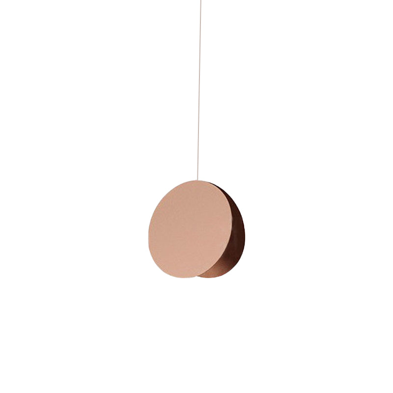 Contemporary Pendant Light with Circle Shade Metal Ceiling Pendant for Restaurant Clearhalo 'Ceiling Lights' 'Pendant Lights' 'Pendants' Lighting' 191745