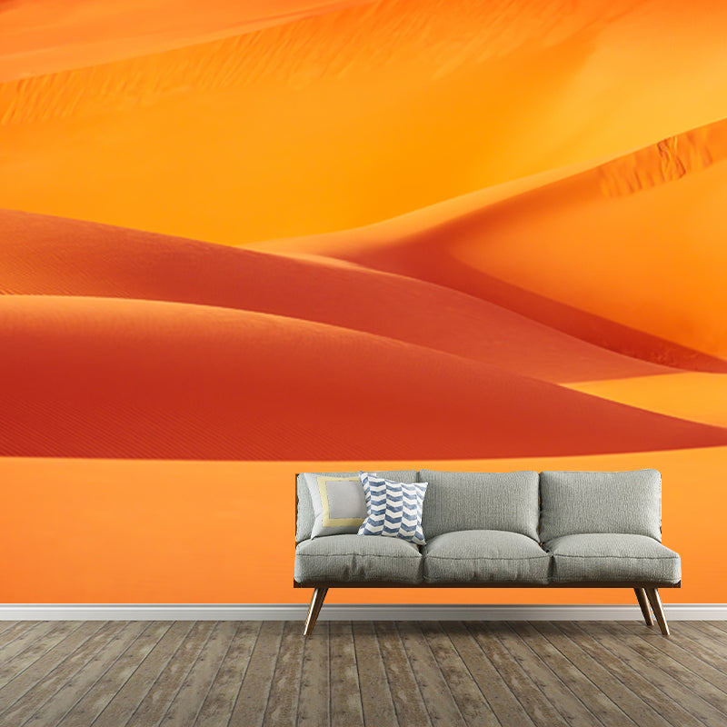 Satin Sunset Dunes Scenery Mural House Interior Desert Wall Art, Made to Measure Clearhalo 'Wall Decor' 'Wall Mural' 1920747