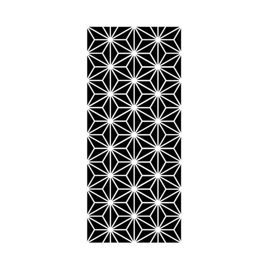 Abstract Geometric Wallpaper Panels Contemporary Stick On Living Room Wall Art, 4' x 20.5" Clearhalo 'Modern wall decor' 'Modern' 'Wallpaper' Wall Decor' 1922144