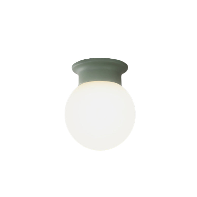 Nordic Design Orb Ceiling Mount Light 1 Head Acrylic Ceiling Lamp for Hallway Clearhalo 'Ceiling Lights' 'Close To Ceiling Lights' 'Close to ceiling' 'Flush mount' Lighting' 192459