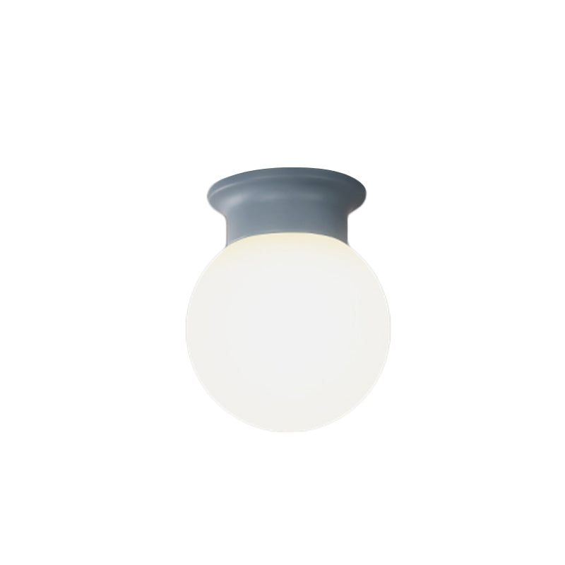 Nordic Design Orb Ceiling Mount Light 1 Head Acrylic Ceiling Lamp for Hallway Clearhalo 'Ceiling Lights' 'Close To Ceiling Lights' 'Close to ceiling' 'Flush mount' Lighting' 192462