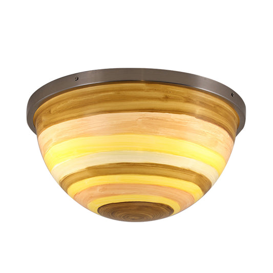 Bedroom Bowl Flush Ceiling Light Fixture Acrylic Contemporary Flush Mount Ceiling Light Clearhalo 'Ceiling Lights' 'Close To Ceiling Lights' 'Close to ceiling' 'Flush mount' Lighting' 192618