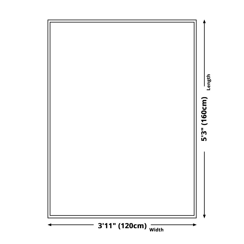 Teppich Teppich-Stop 160 x 230 cm Weiß Gitter, 230, 160