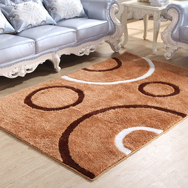 Trendy Minimalist Rug Dark Color Bubbles Area Carpet Pet Friendly Anti-Slip Backing Rug for Home Coffee Clearhalo 'Area Rug' 'Modern' 'Rugs' Rug' 1927982